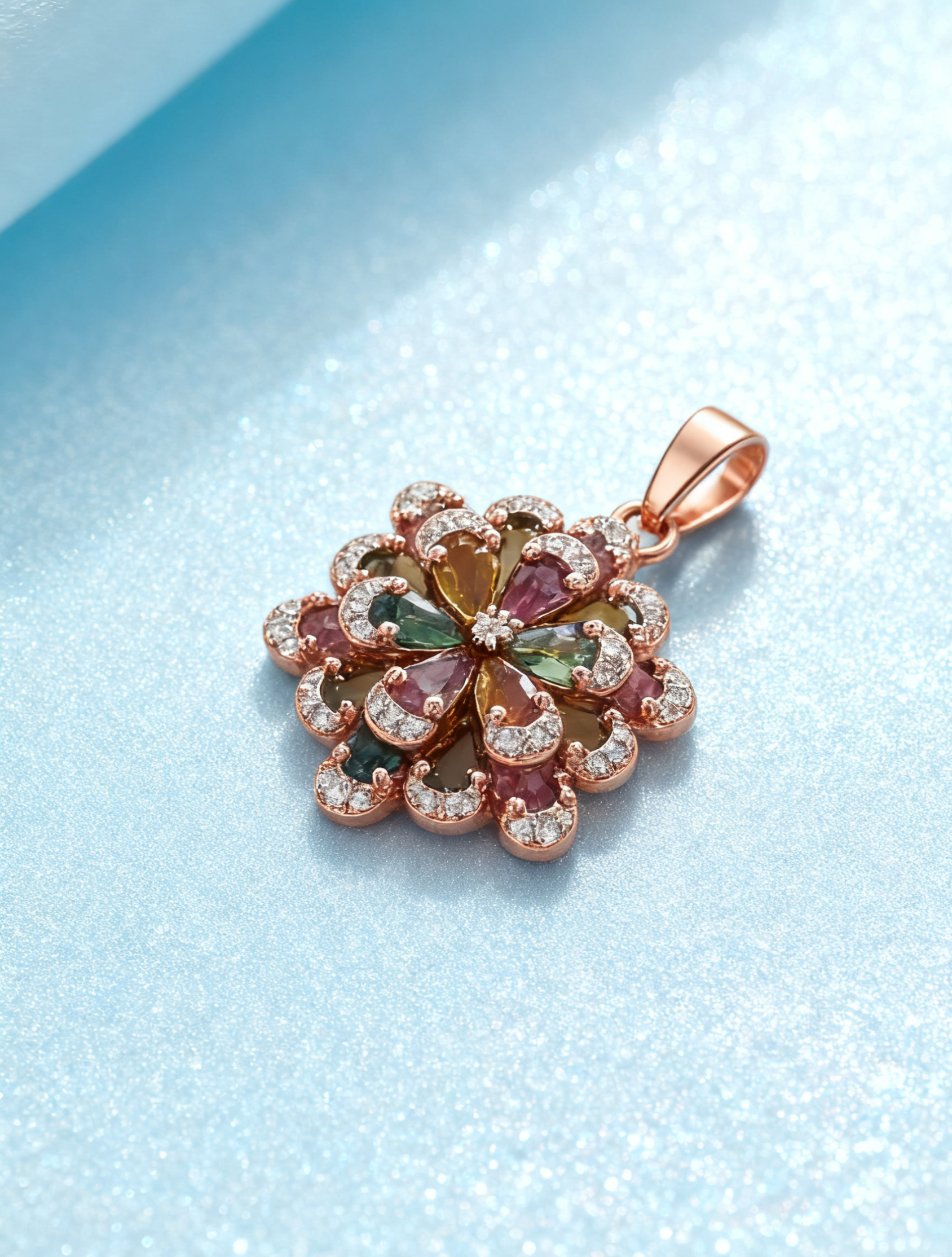 S925 Tourmaline Pendant