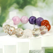 14mm Multigem Crystal Bracelet: A Blend of Beauty and Positive Energy