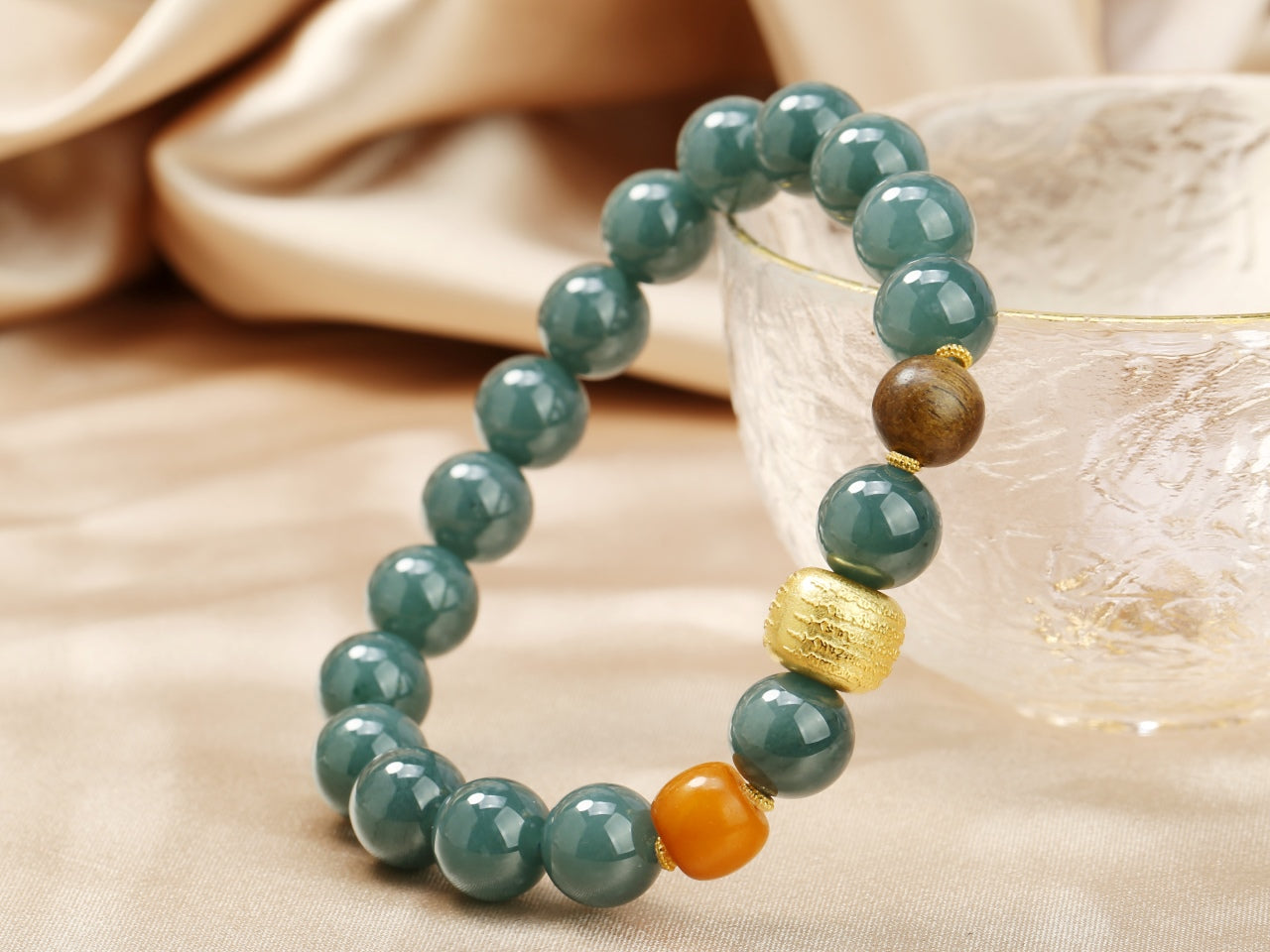 blue jadeite bracelet