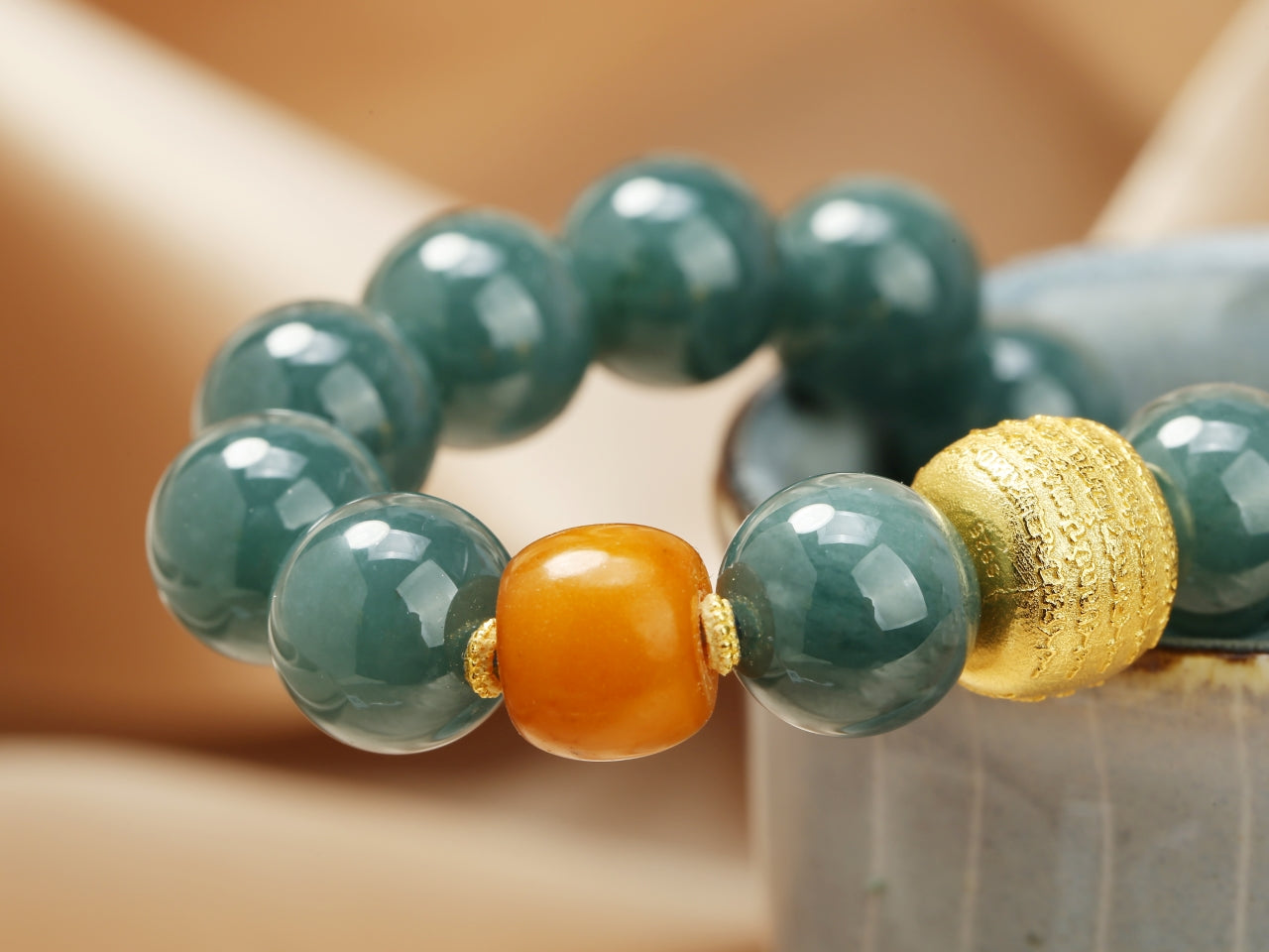 blue jadeite bracelet