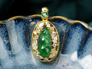 jadeite pendant.