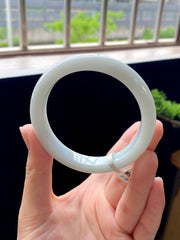 White Moonlight Round Bangle (Finished, Crack Special Offer) | Item No. 1HYY-12460 | Size O57-116-8.3