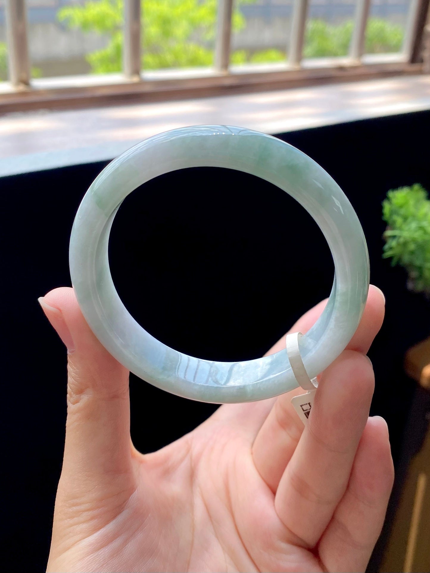 Green Floral Bangle