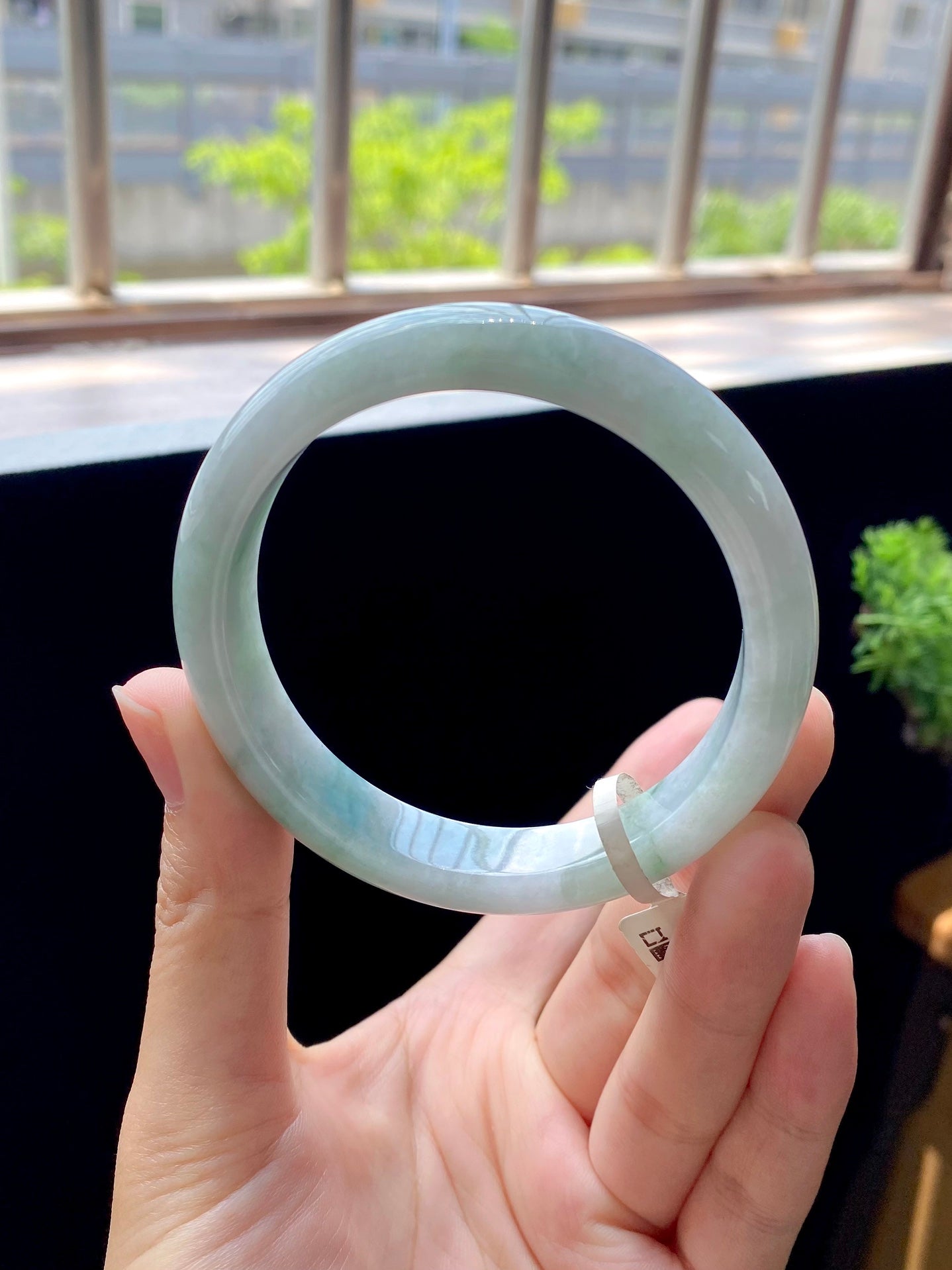 Green Floral Bangle