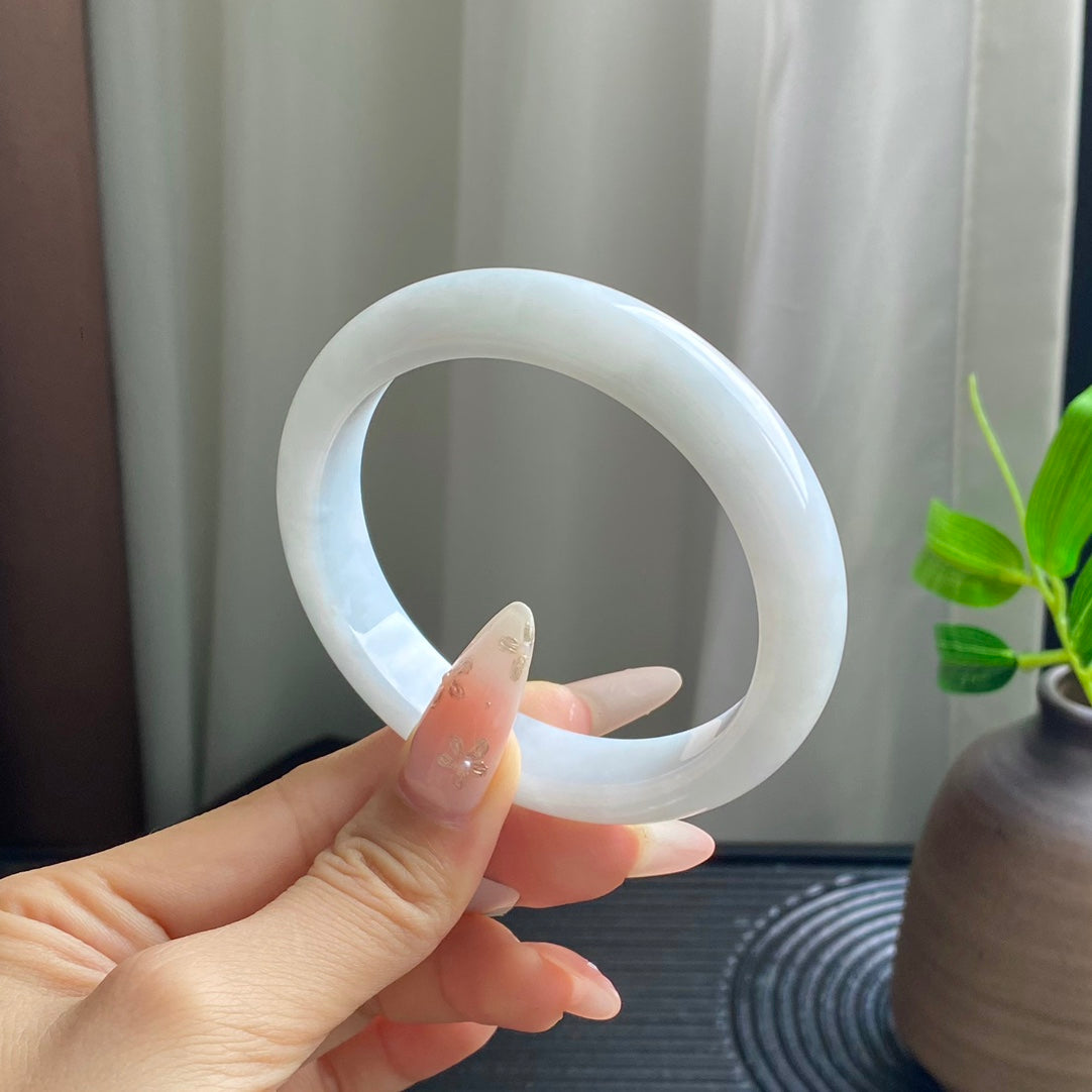 Light Blue Jadeite Bangle
