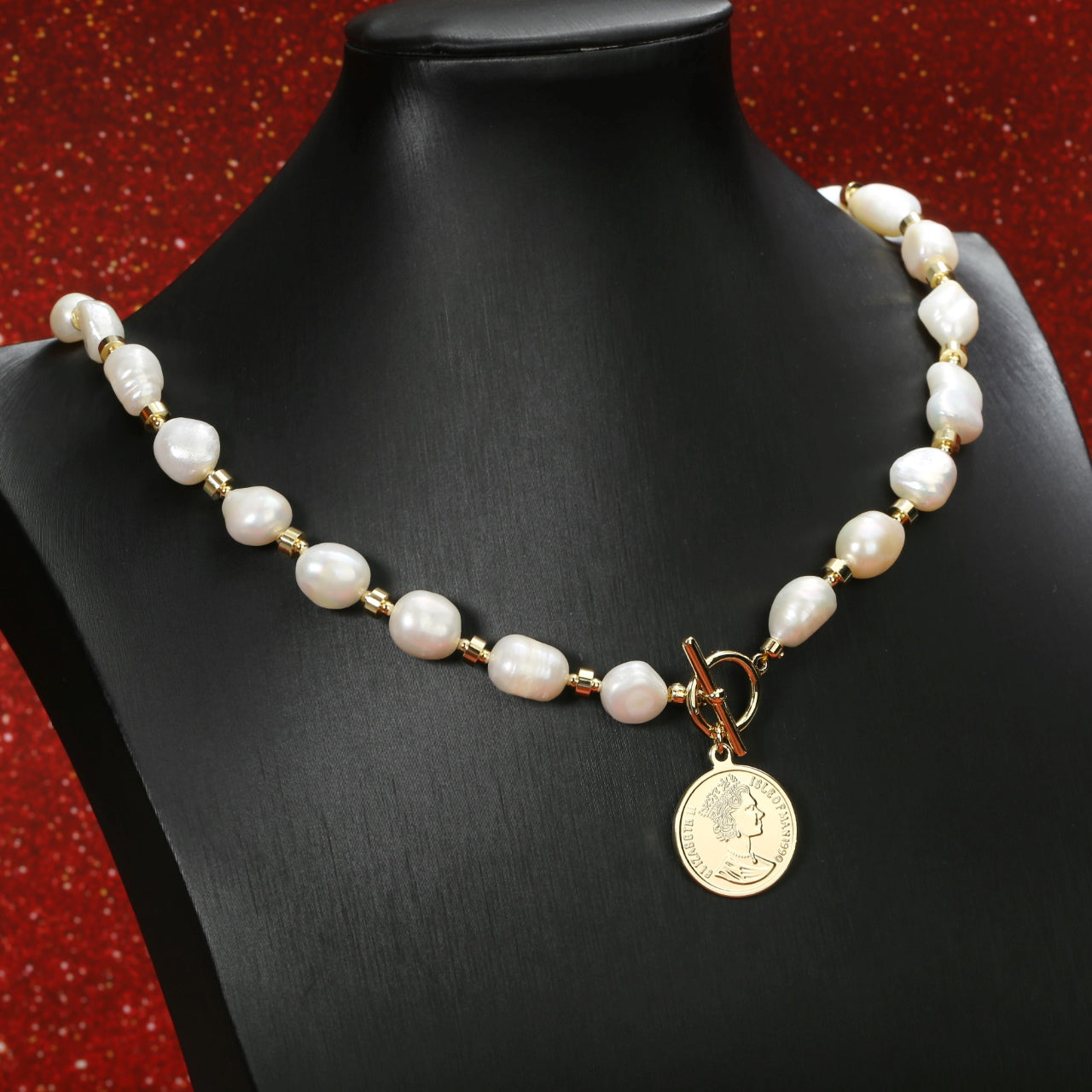 Alloy Pearl Necklace
