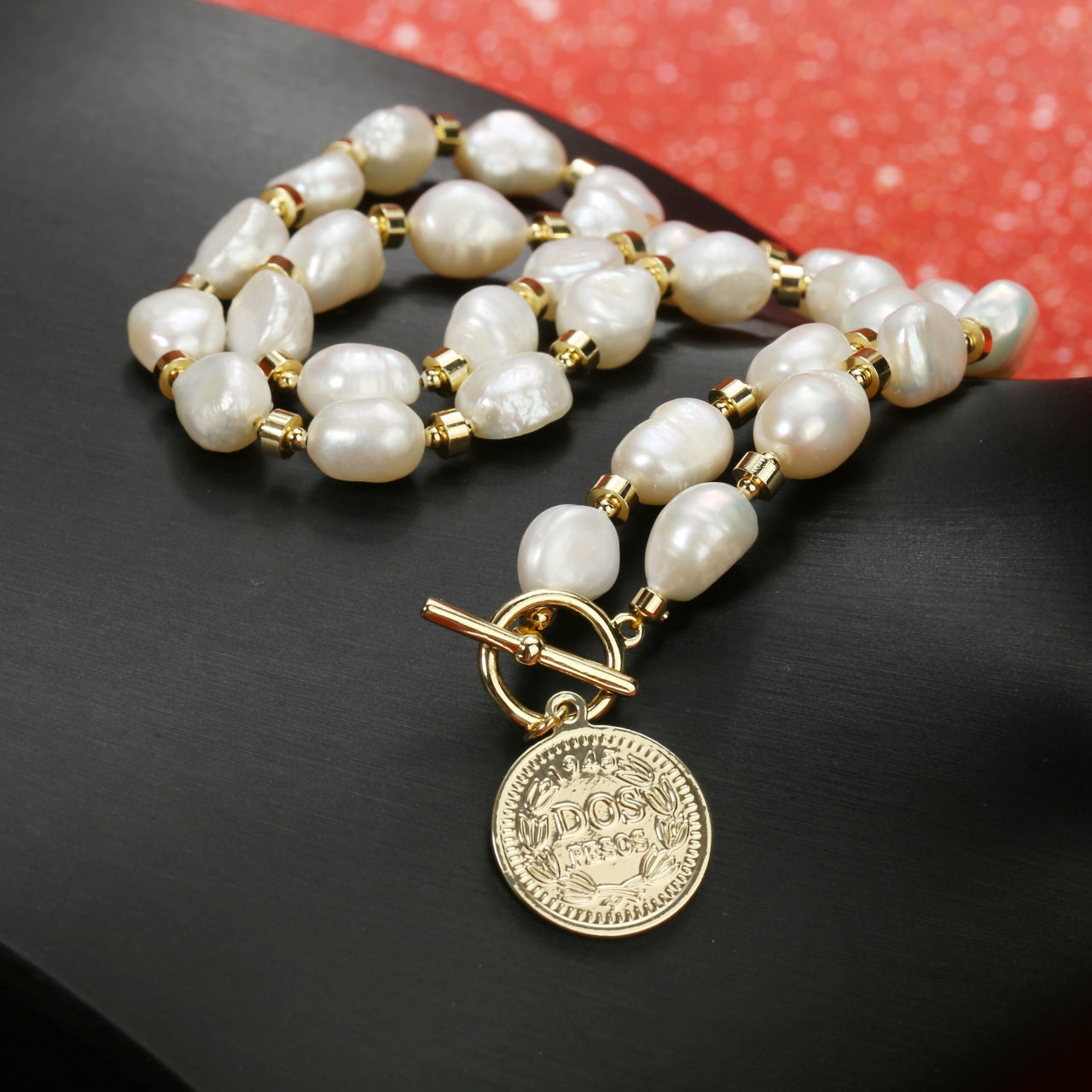 Alloy Pearl Necklace
