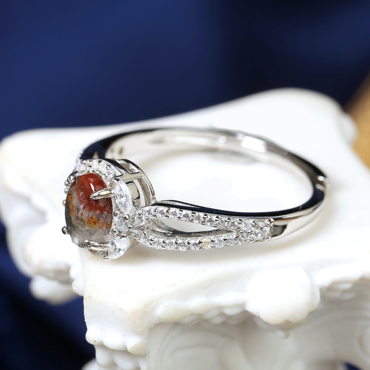 S925 Sterling Silver Aurora Ring