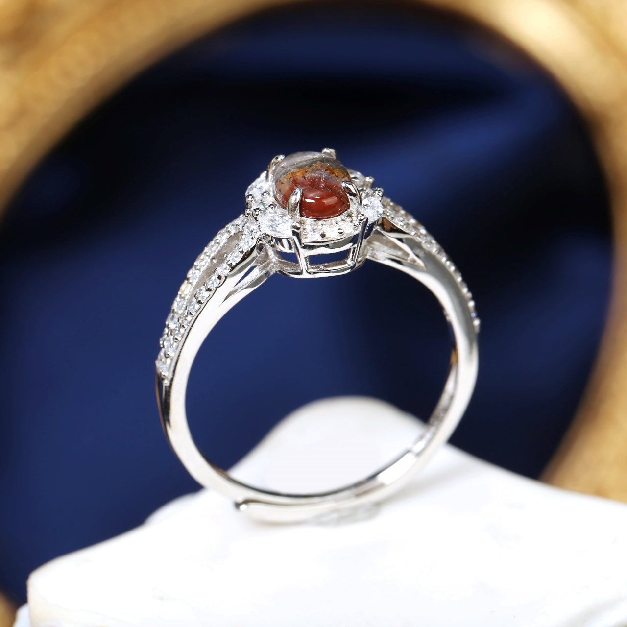 S925 Sterling Silver Aurora Ring