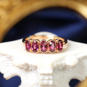S925 Sterling Silver Rhodolite Garnet Ring