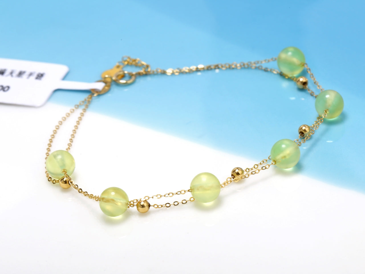 18K Gold Grape Motif &amp; Starlet Bracelet