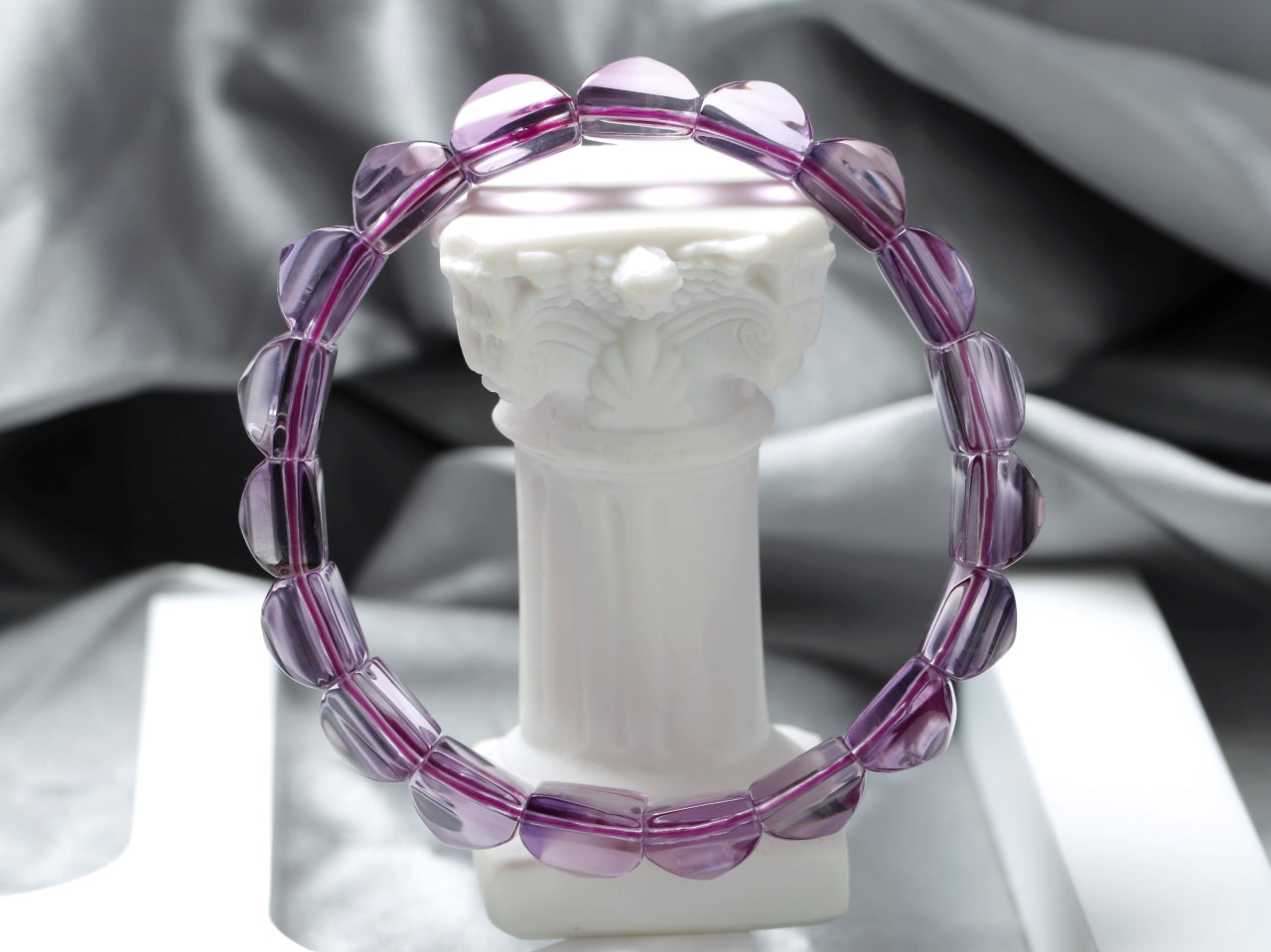Amethyst Sugarloaf Bracelet