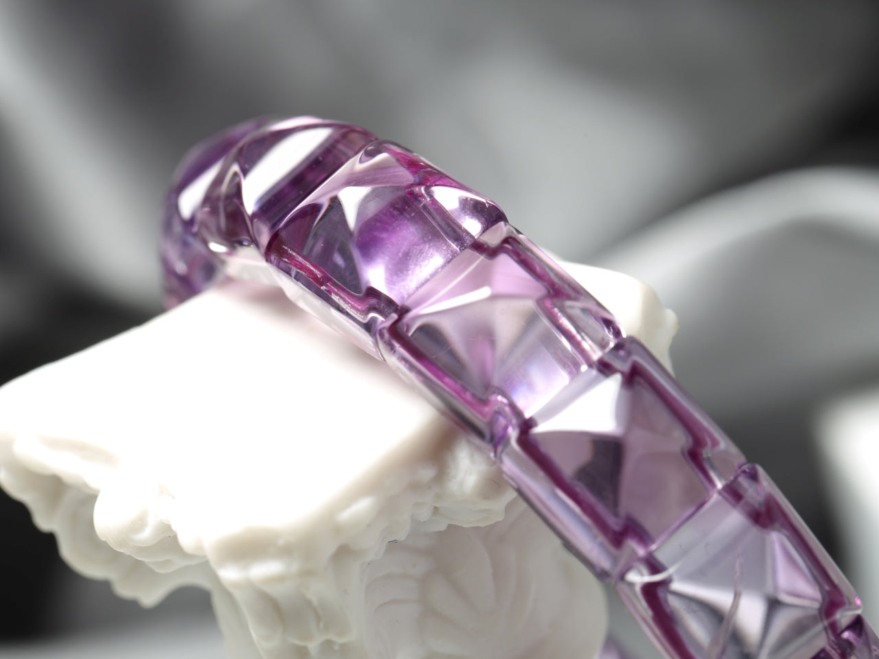 Amethyst Sugarloaf Bracelet