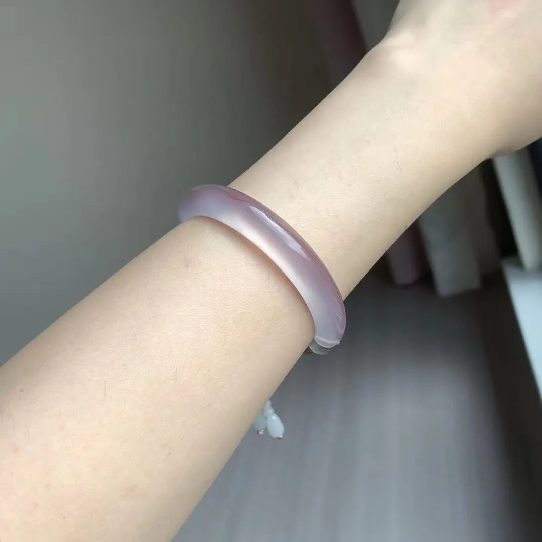 Neo-Chinese Style Flower Beaded Patchwork Bracelet with Rose Quartz