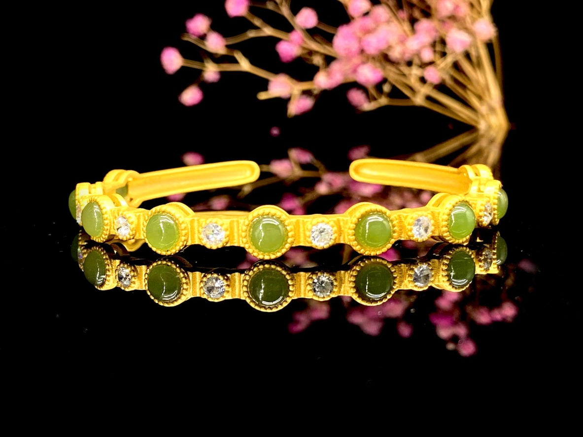 S925 Hotan Jade Bracelet
