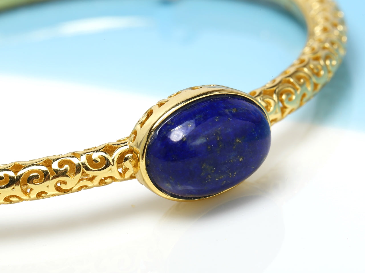Sterling Silver Lapis Lazuli Bracelet