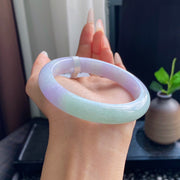 Dreamy Spring Color Jadeite Bangle