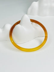 two Red Chalcedony Agate Bangle