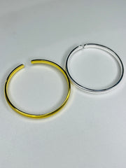 Golden Cat's Eye Open Cuff Bracelet