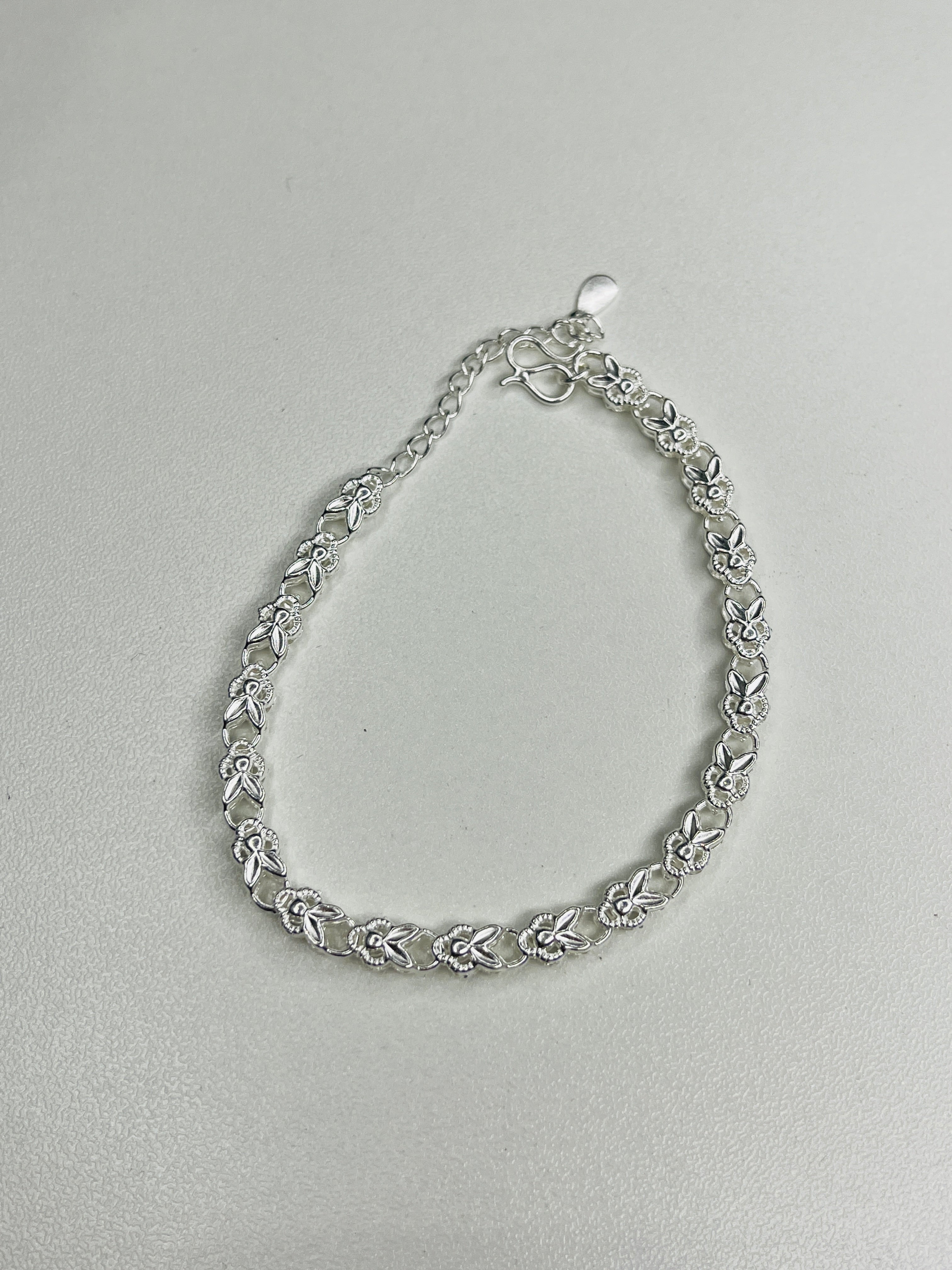 Two - Tone Gold & Silver Shiny Bunny Ear Bracelet