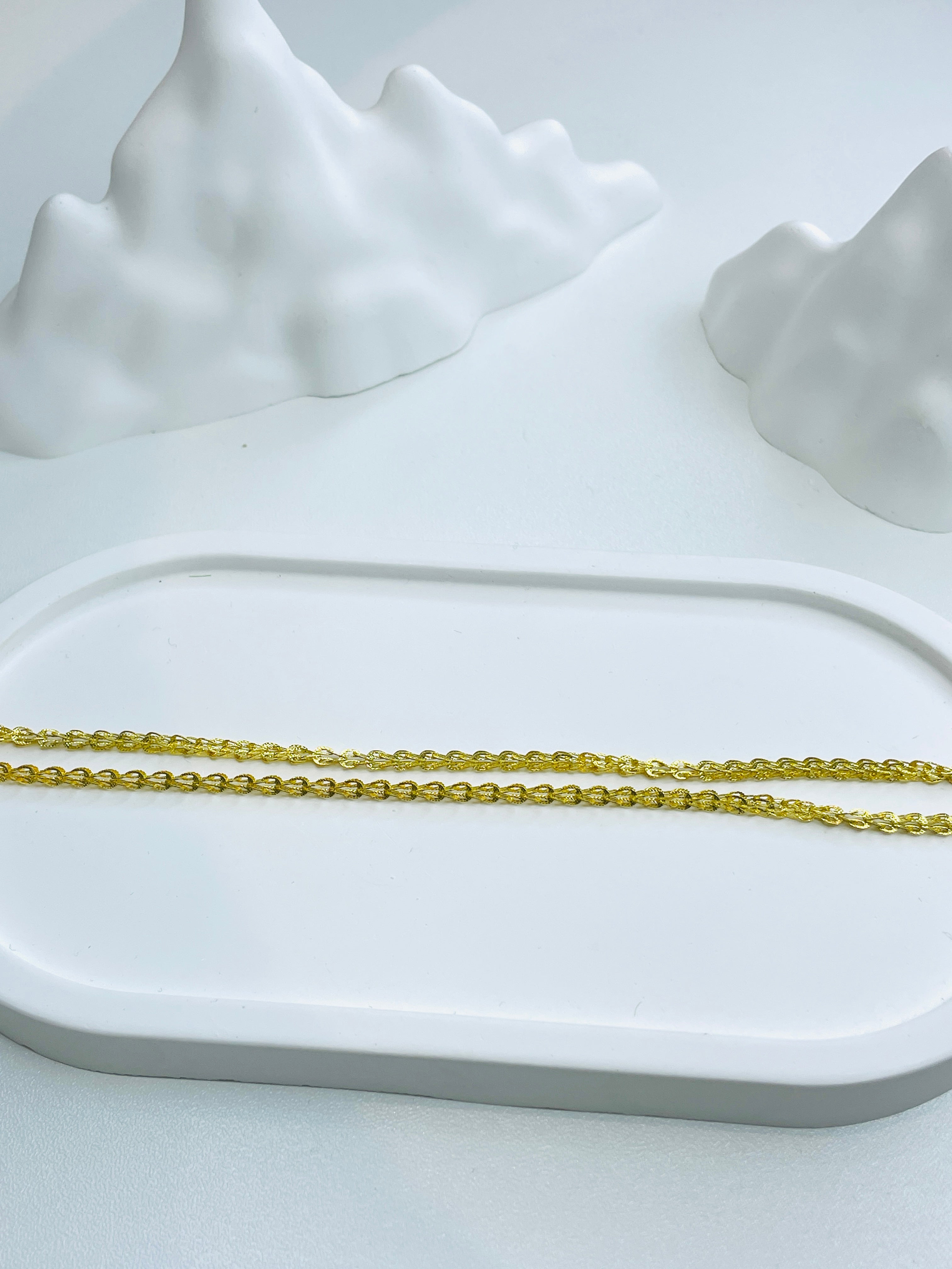 Gold Phoenix Tail Chain Necklace