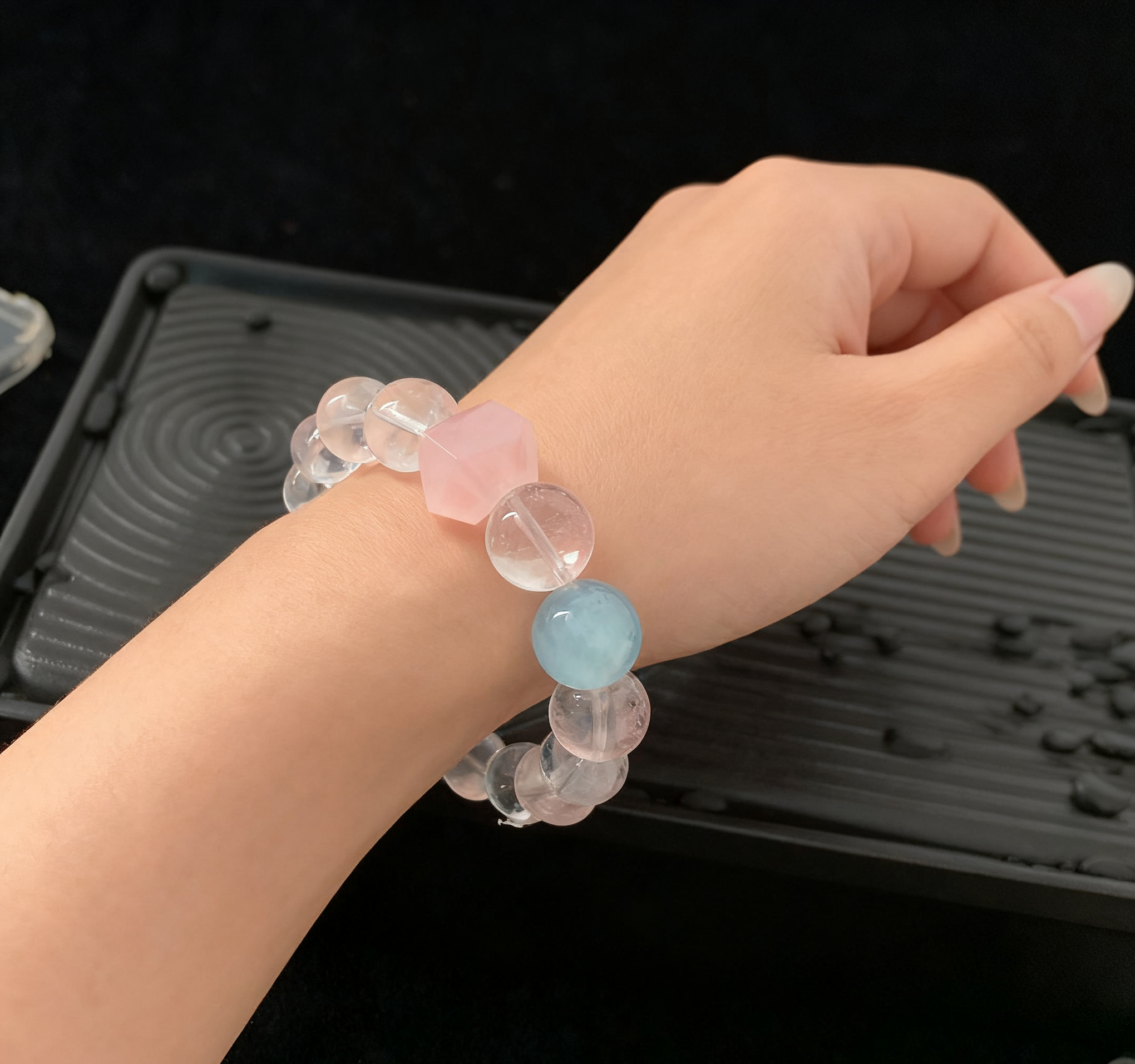 Multi - Gem Crystal Bracelet (11mm+)