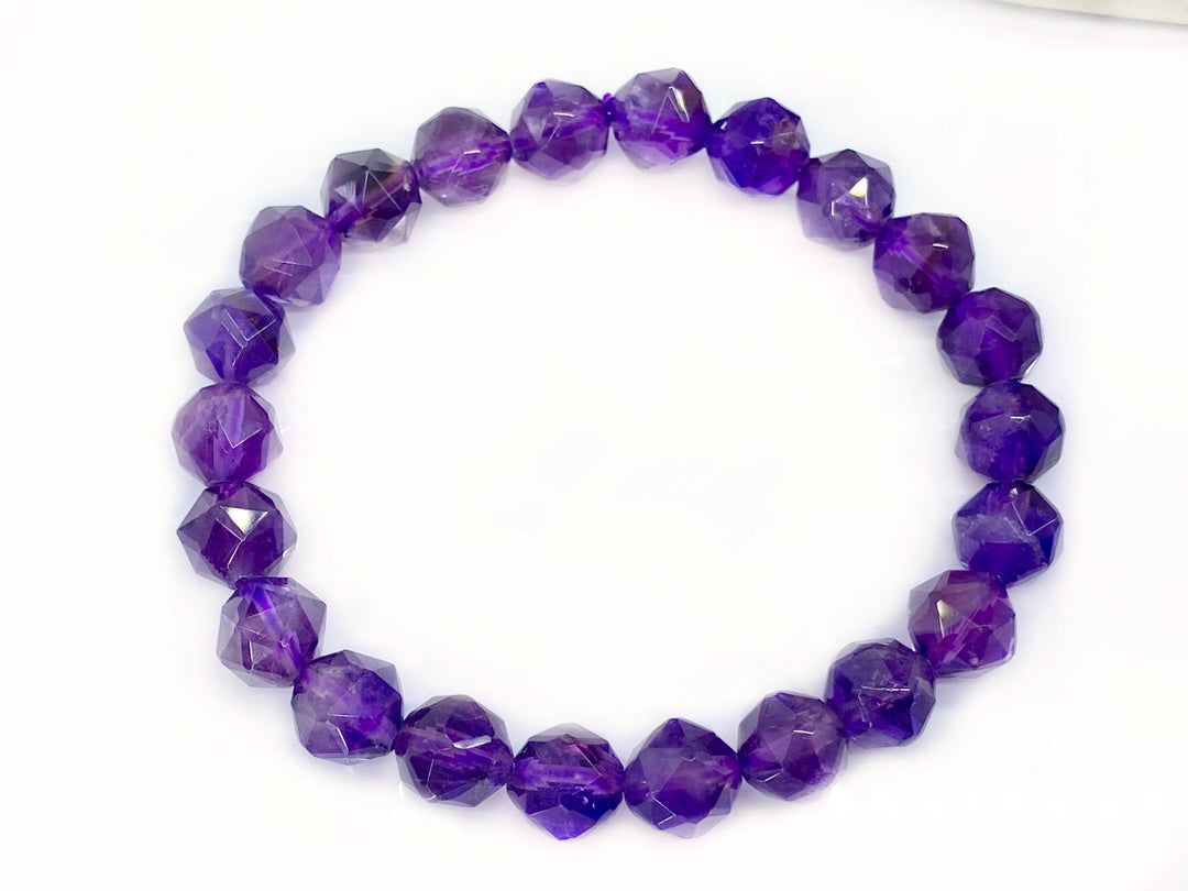 Amethyst Faceted Bracelet