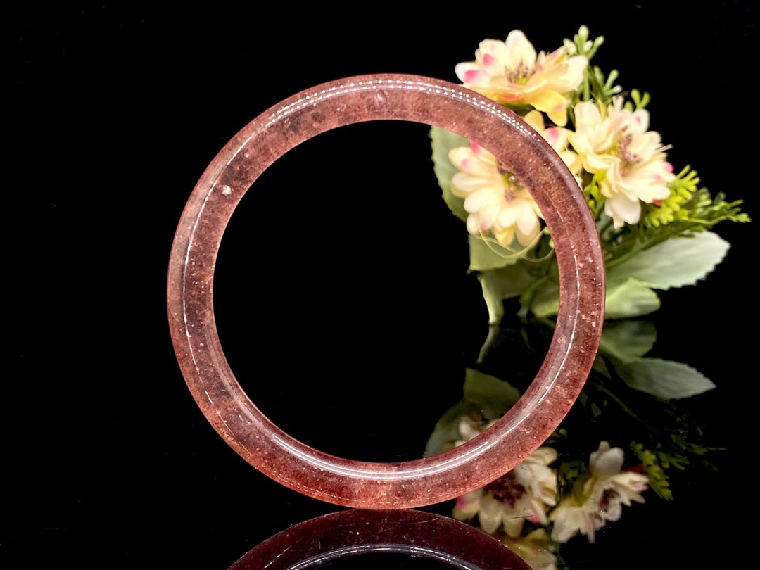 Strawberry Quartz Bangle