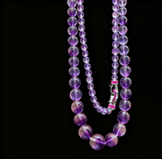 Top - Grade Purple Fluorite Tower Necklace