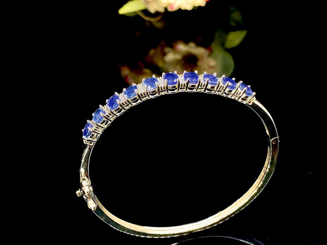 Sterling Silver Sapphire Bracelet