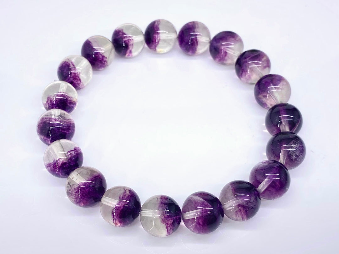 Purple Fluorite Treasure Pot Bracelet 10mm+📿