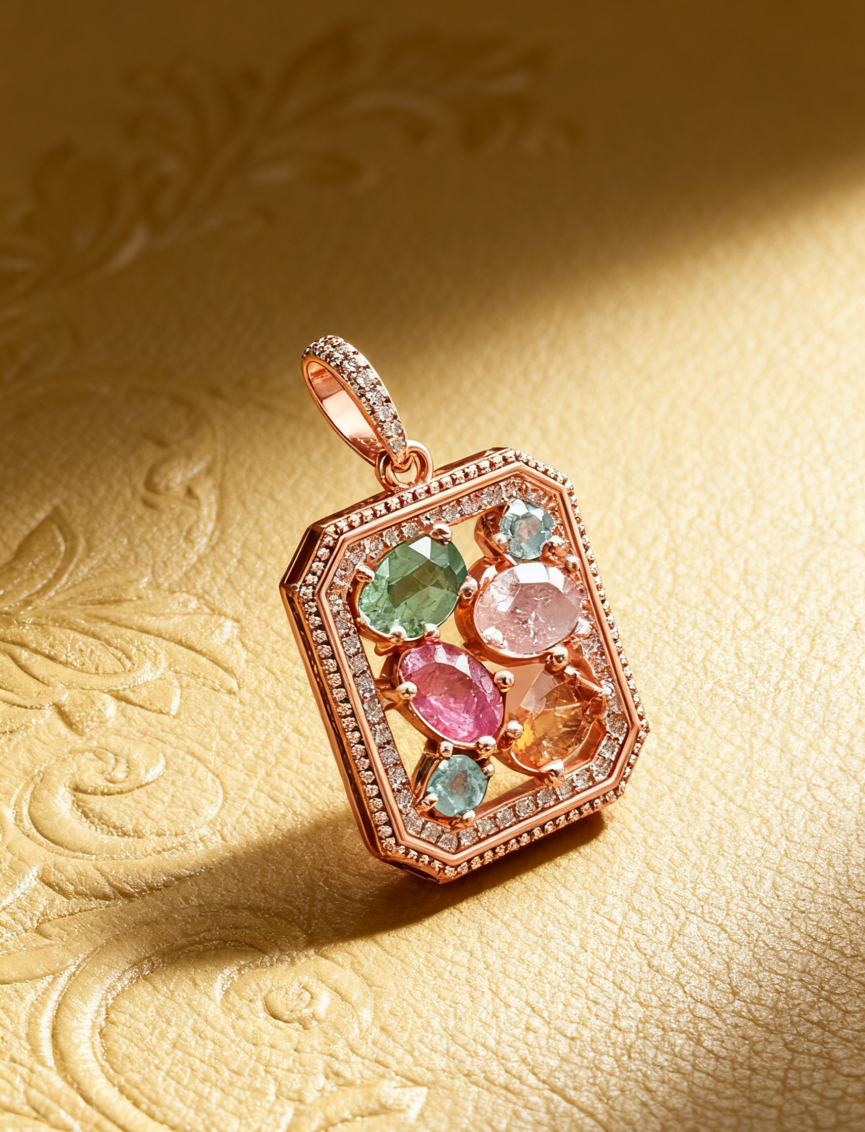 S925 Tourmaline Pendant