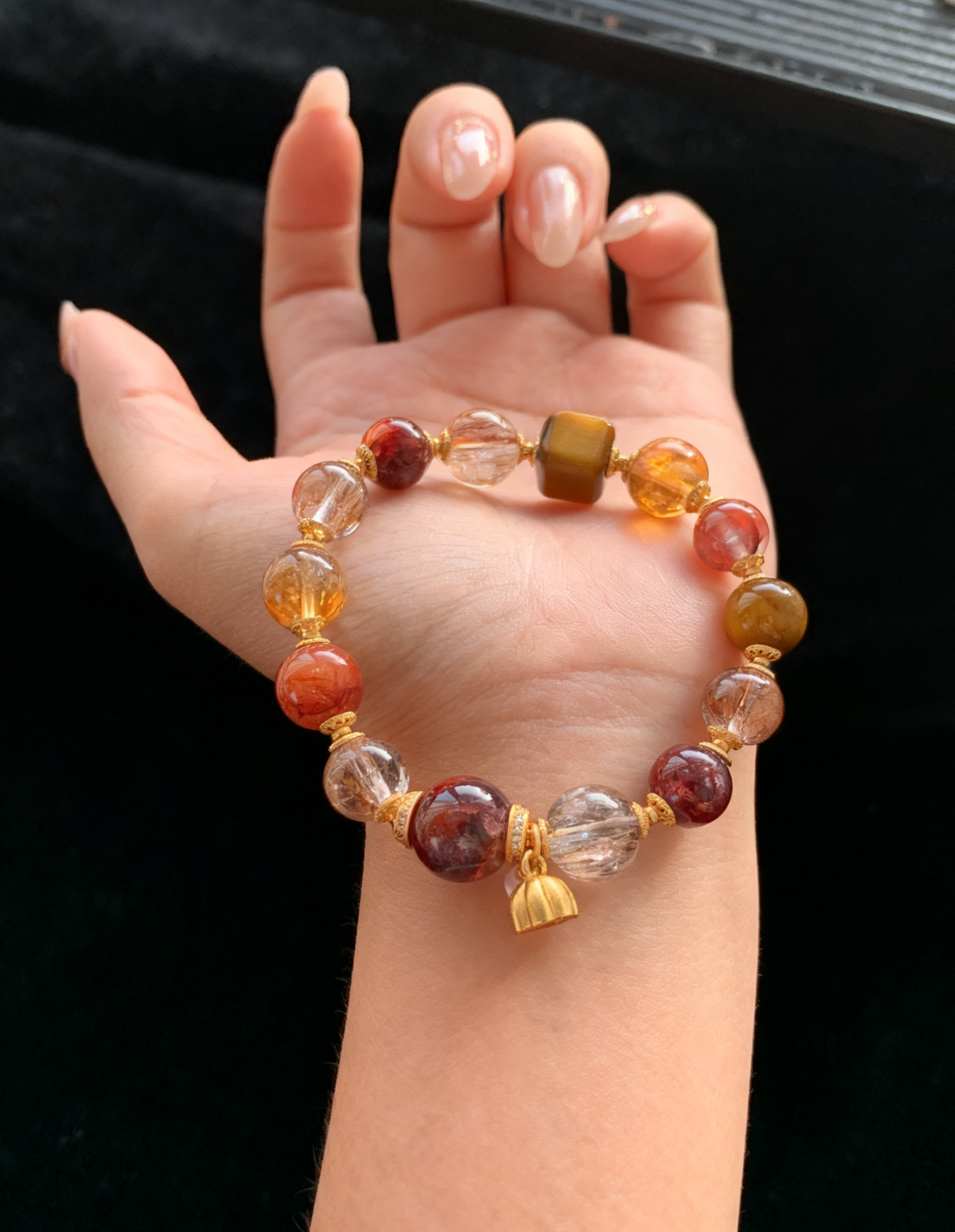S925 Multi - Gem Crystal Bracelet