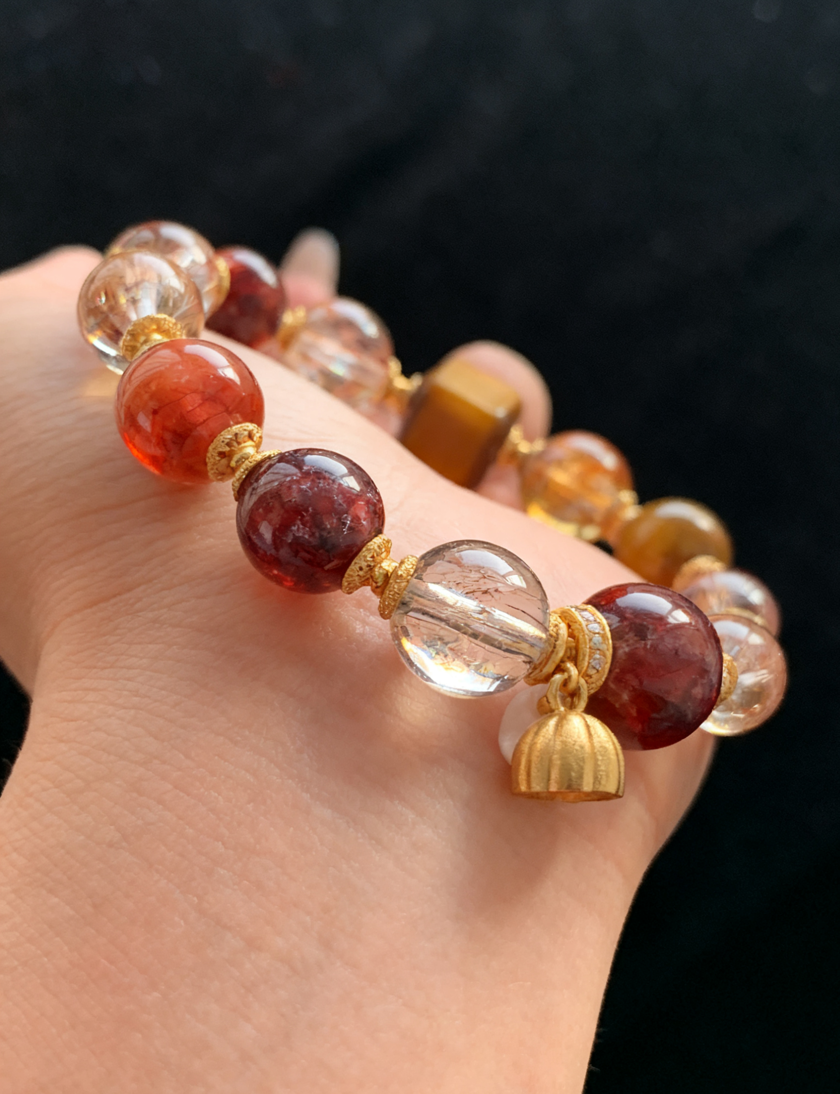 S925 Multi - Gem Crystal Bracelet