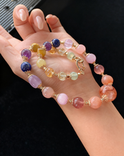 Alloy Multi - Gem Necklace