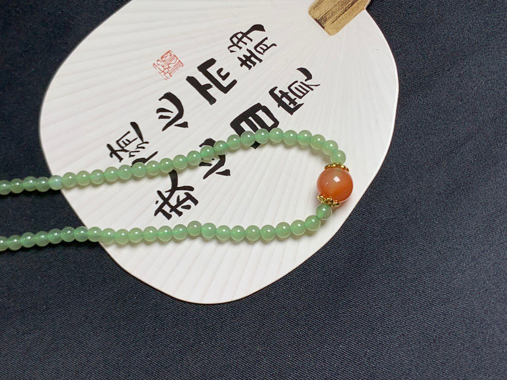 Hetian Yuqing Water Collar Chain