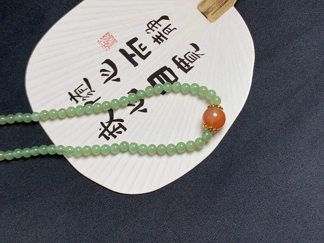 Hetian Yuqing Water Collar Chain
