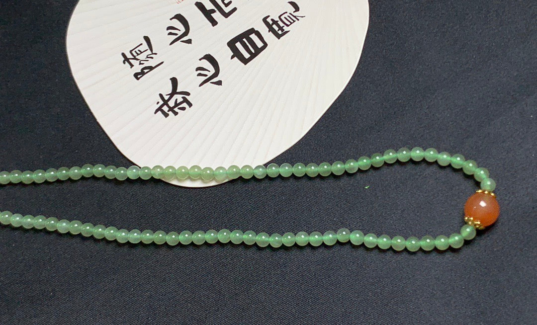 Hetian Yuqing Water Collar Chain