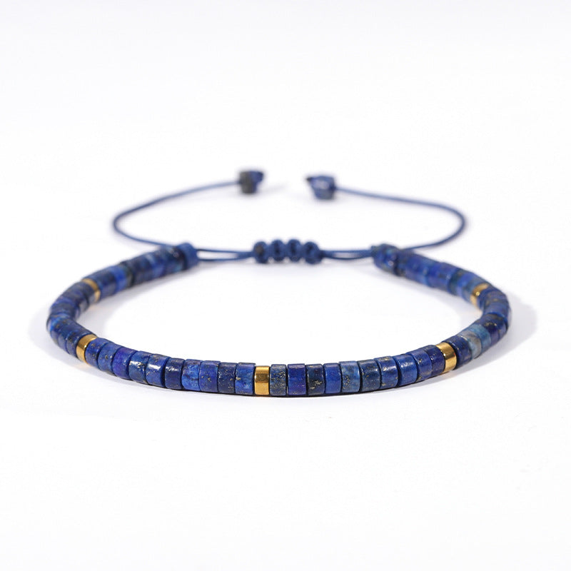 Natural Lapis Lazuli Braided Bracelet