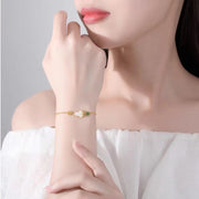 Light Luxury Artistic New Hetian Jade Fulu (Blessing & Prosperity) Gourd Bracelet
