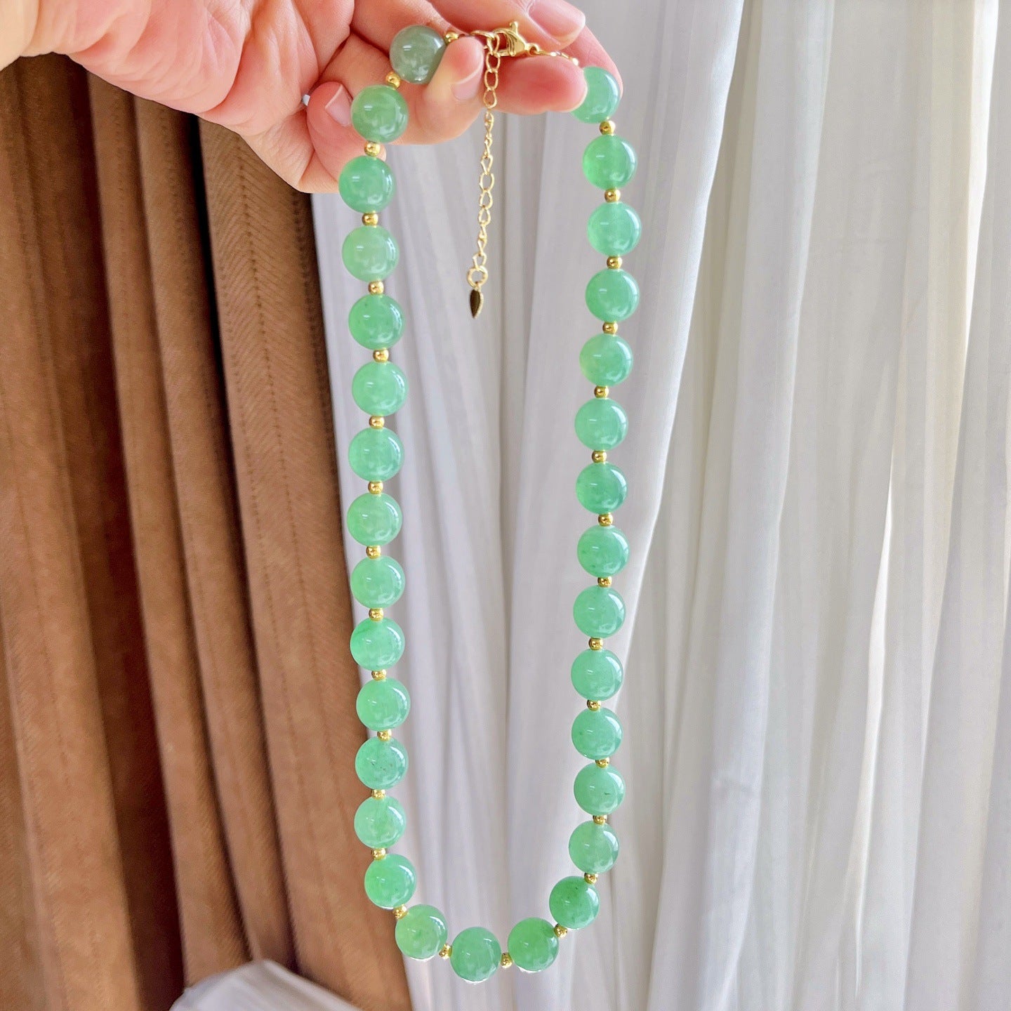 10mm Noble Wizard of Oz Aventurine Necklace