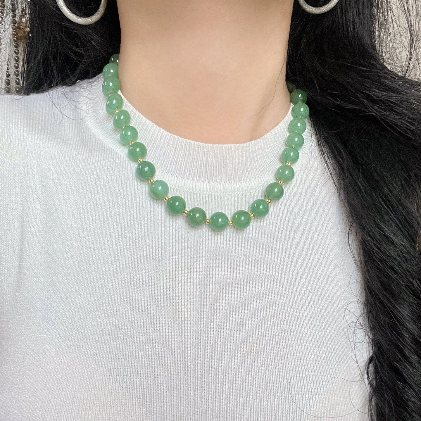 10mm Noble Wizard of Oz Aventurine Necklace