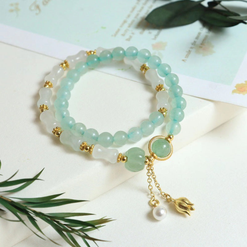 Aventurine Beaded Bracelet