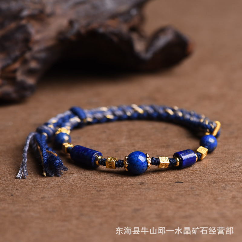 Lapis Lazuli Braided Bracelet