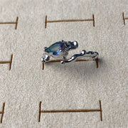 Irregular Zircon Ring