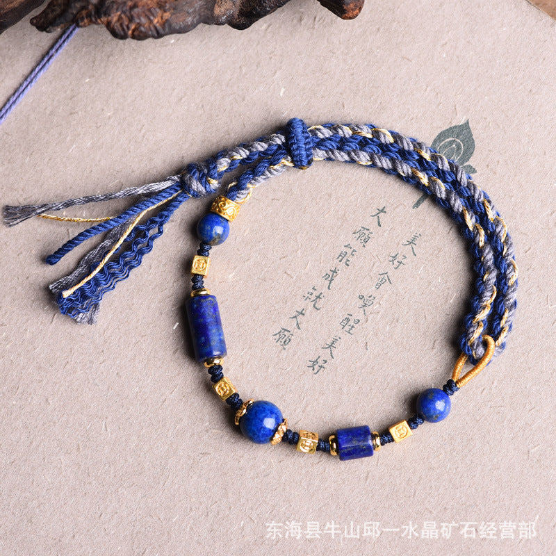 Lapis Lazuli Braided Bracelet