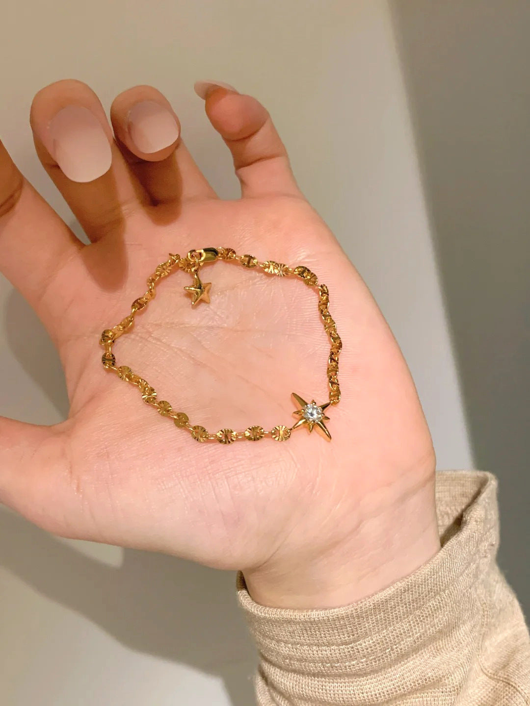 Sparkling Lucky Star Women's Bracelet