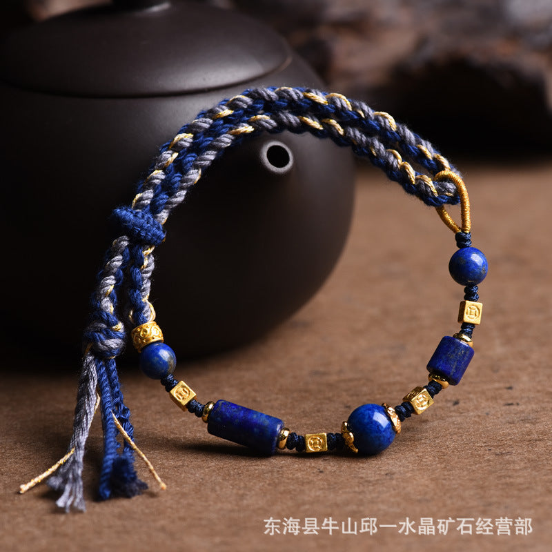 Lapis Lazuli Braided Bracelet