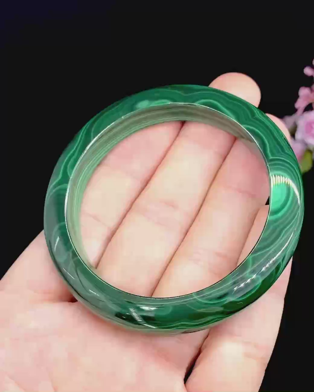 Load video: Malachite Bracelet