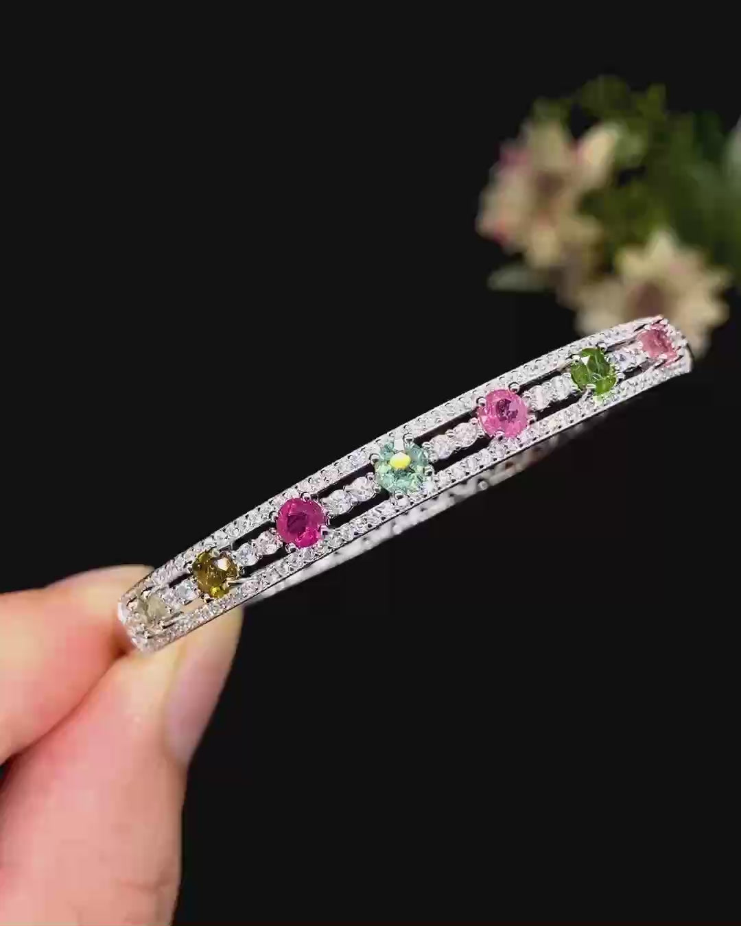 S925 Tourmaline Bracelet
